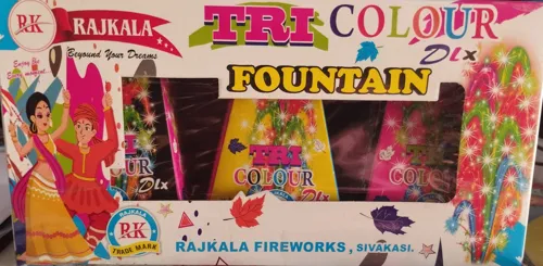 Tri Colour Fountain Deluxe (3Pcs)