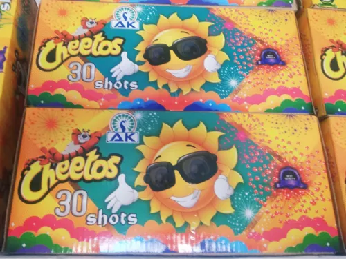 30 Shots Multi Colour Crackling