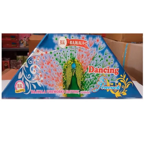 Dancing Peacock Red Green