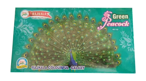 Peacock Green Colour
