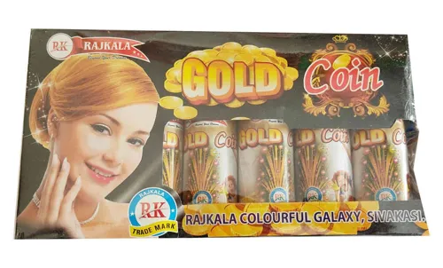 Gold Coin Color Glittering