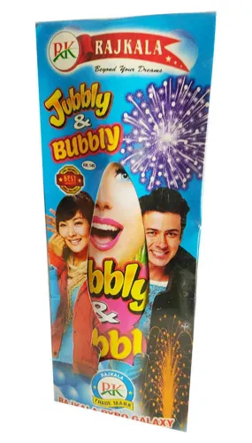 Jubbly& Bubbly Gold Fountain &White 1 Shot in Sky